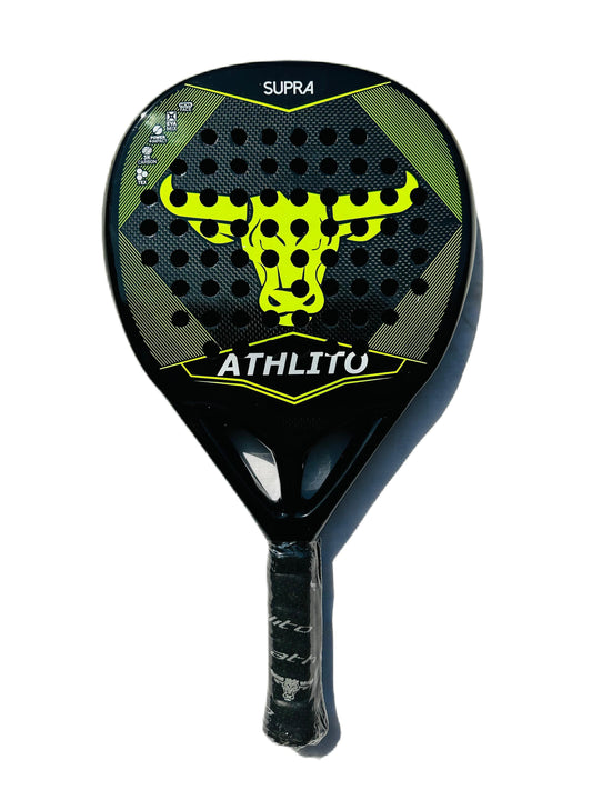 Athlito Supra 3K Carbon Padel Racket – Spanish Double Window Mold for Perfect Smash