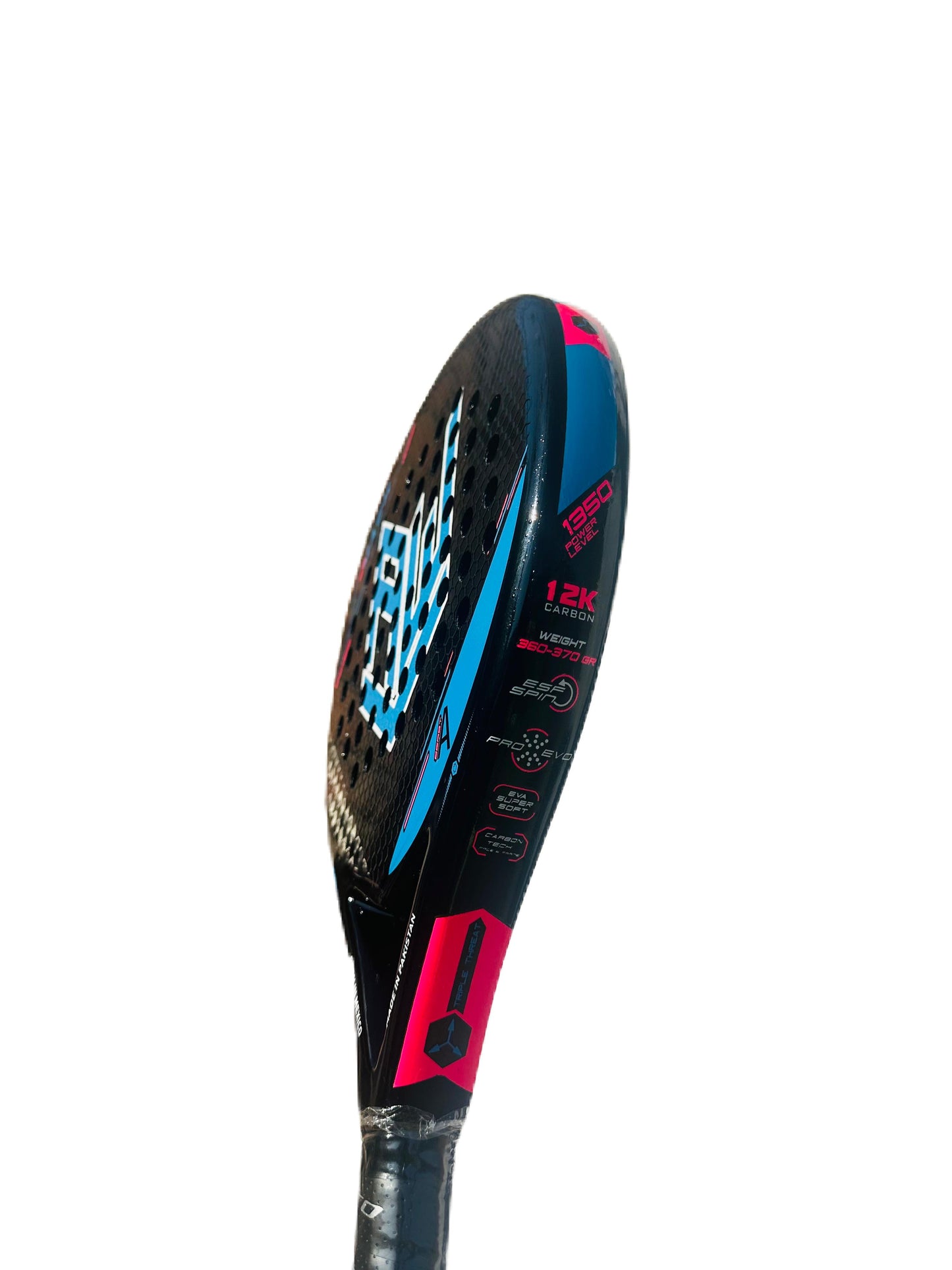 Athlito Mach 12K Carbon Padel Racket – Italian Diamond Mold for Ultimate Performance