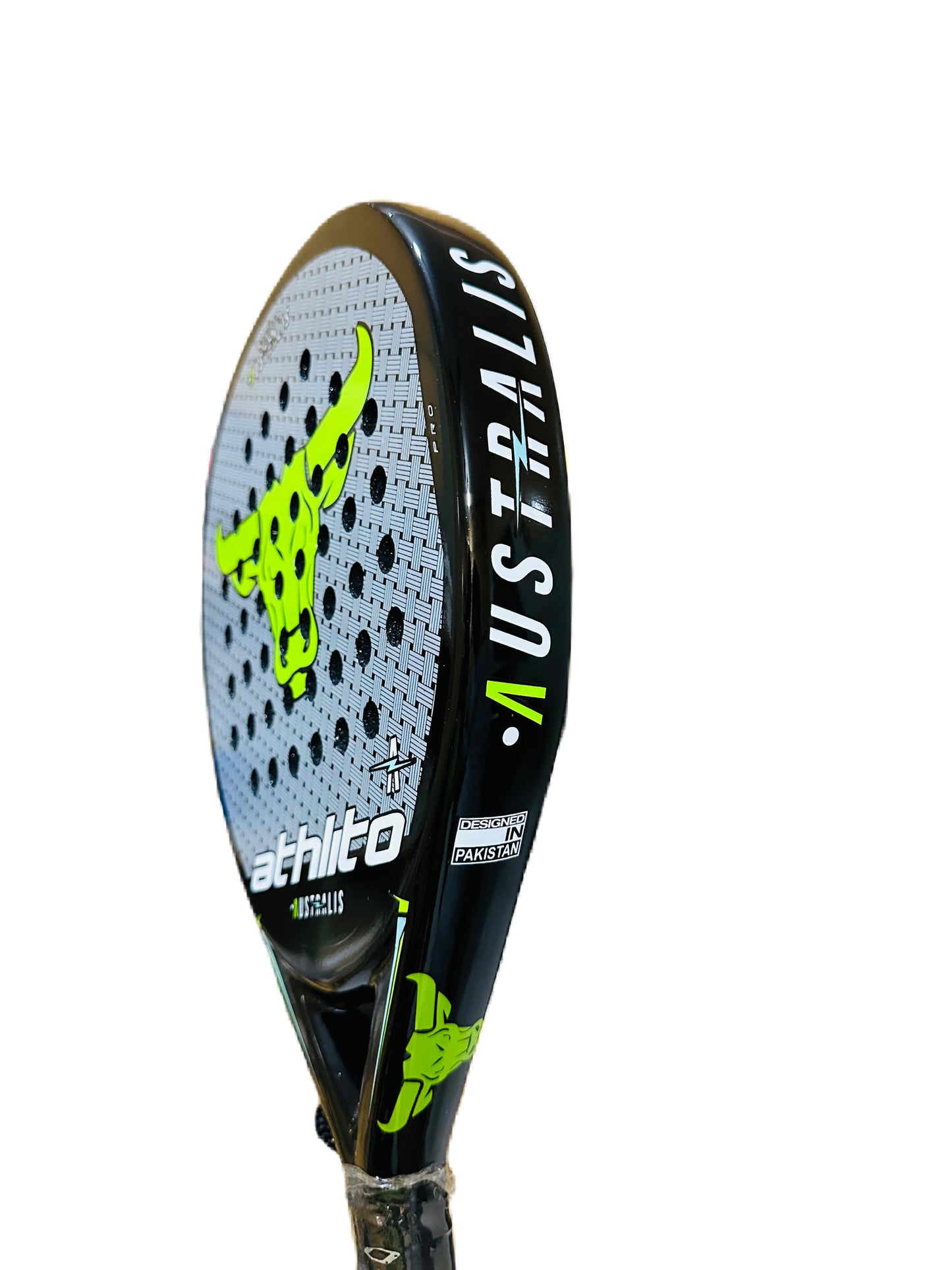 Athlito Australis Carbon Glass Padel Racket – Argentina Round Mold for Balanced Play