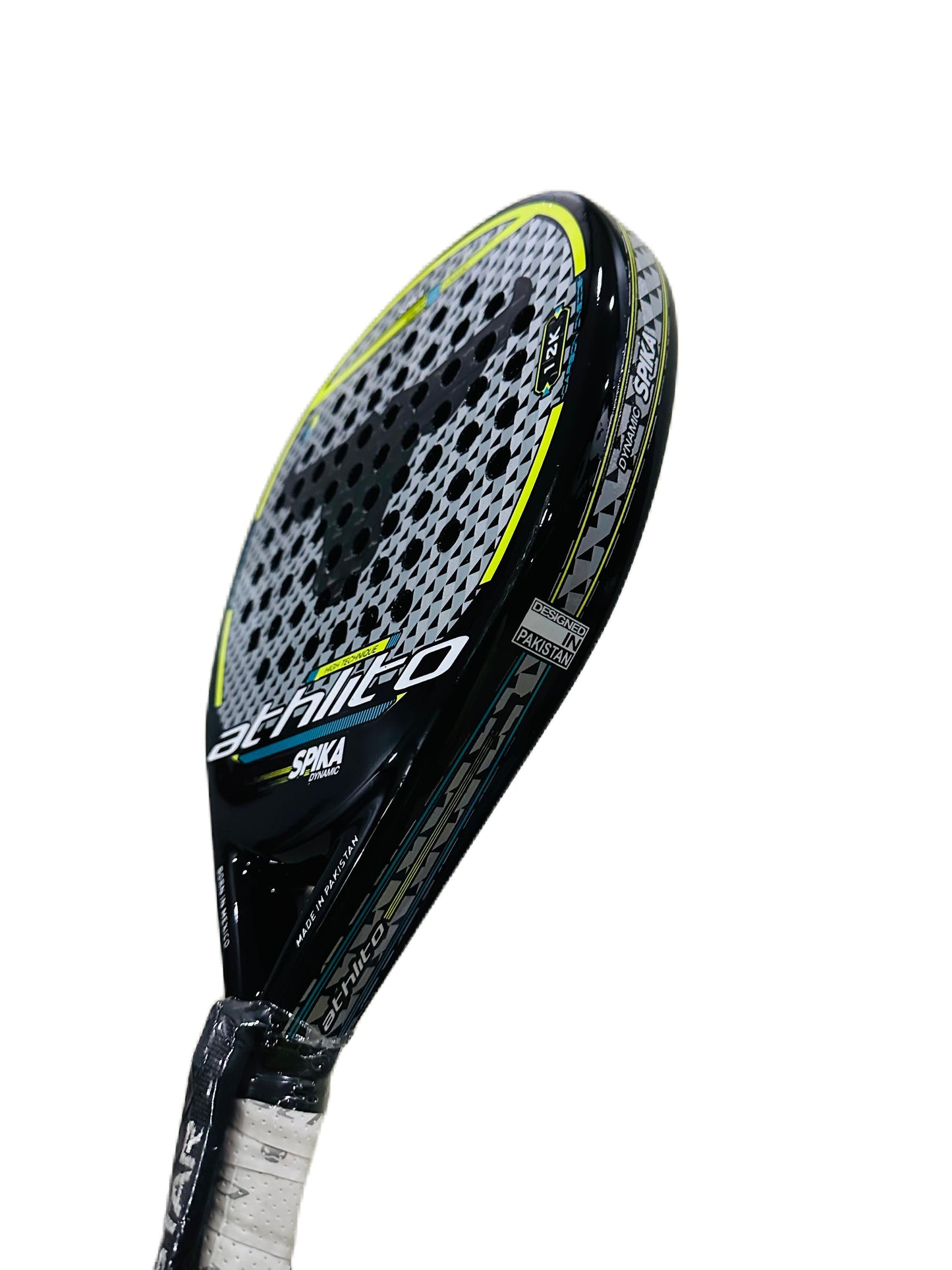 Athlito Spika 12K Carbon Padel Racket – Italian tear drop Mold for Ultimate Performance