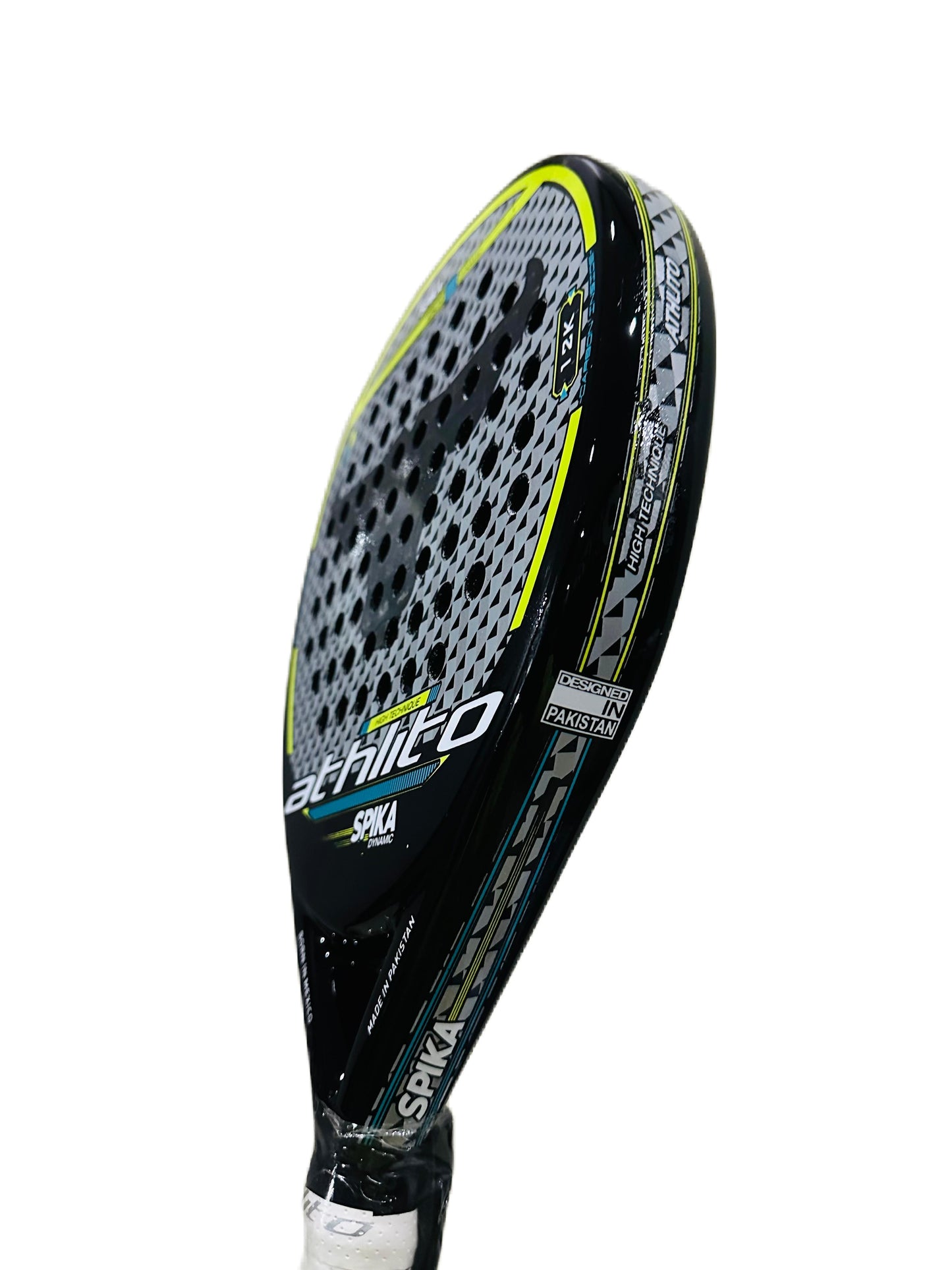 Athlito Spika 12K Carbon Padel Racket – Italian tear drop Mold for Ultimate Performance