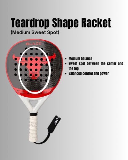 Pair of Athlito Blaze 3K Carbon Padel Racket 2026