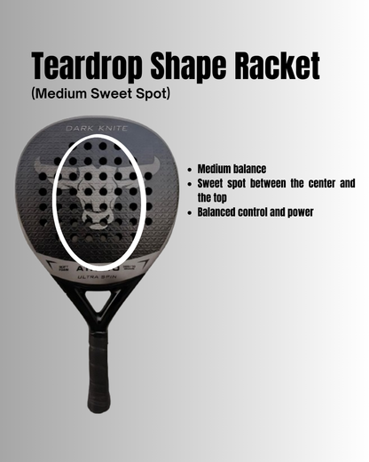 Athlito Dark knite 18K Carbon Padel Racket 2026
