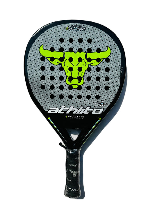 Athlito Australis Carbon Glass Padel Racket – Argentina Round Mold for Balanced Play