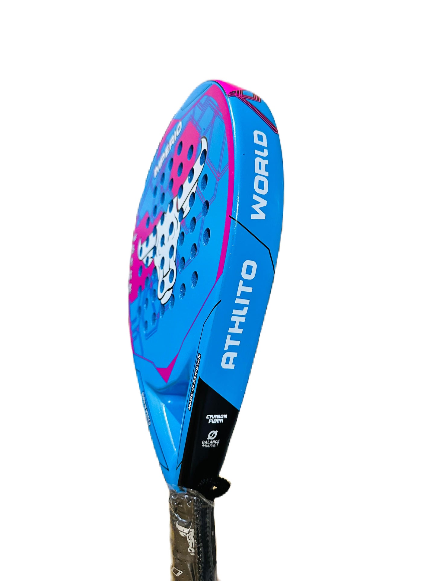 Athlito Imperio Carbon Glass Padel Racket – Spanish Tear Drop Mold for Power & Balance