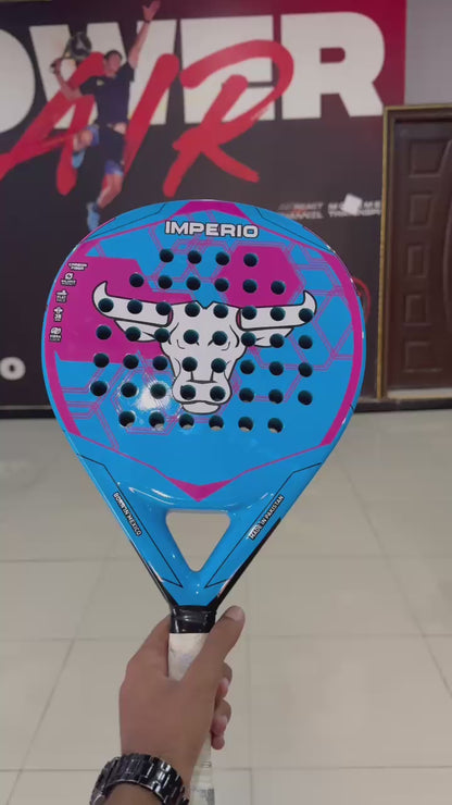 Athlito Imperio Carbon Glass Padel Racket – Spanish Tear Drop Mold for Power & Balance