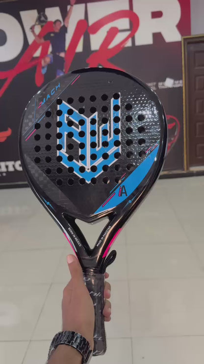 Athlito Mach 12K Carbon Padel Racket – Italian Diamond Mold for Ultimate Performance