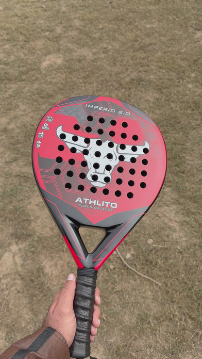 Pair of Athlito Imperio 12K Carbon Padel Racket 2026