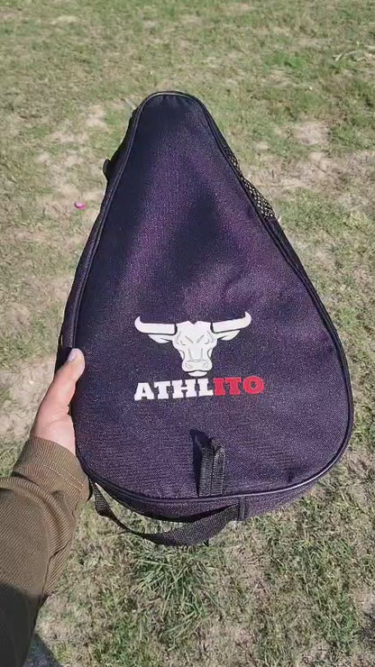 Athlito Black Racket Cover