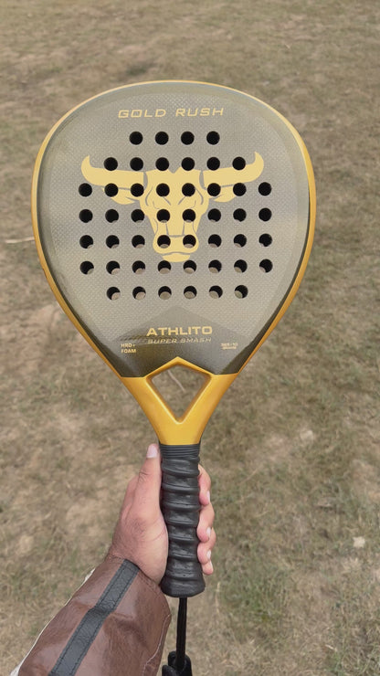 Athlito Gold Rush 3K Carbon Padel Racket 2026