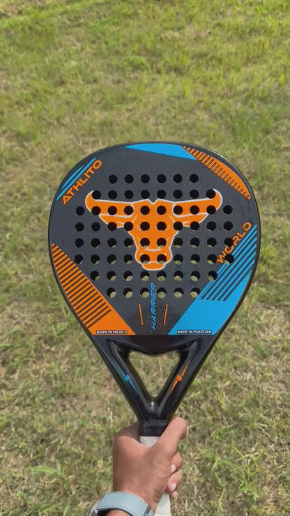 Athlito Harrier 3K Carbon Padel Racket – Italian Diamond Mold for Precision & Power